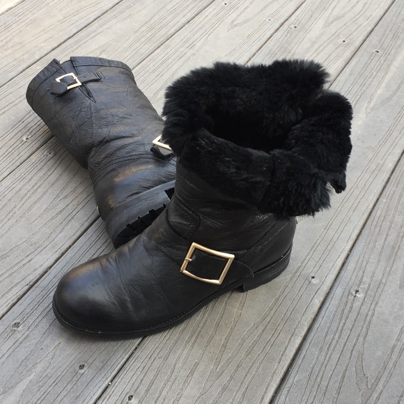 Jimmy Choo  Biker  Boots - Picture 7 of 8